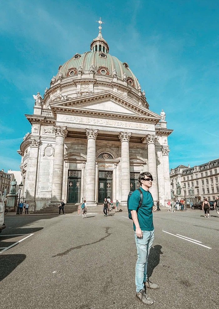 Nhà thờ đá Marble của Đan Mạch tour du lịch châu Âu từ Hà Nội giá tốt nhất