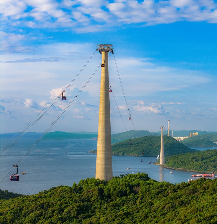 Cáp treo Hòn Thơm Phú Quốc vào top tuyến cáp treo Việt Nam đẹp nhất Châu Á