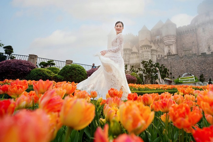 Tha hồ check in khi tới với Khu du lịch Bà Nà Hills tuyến cáp treo Việt Nam đẹp nhất Châu Á