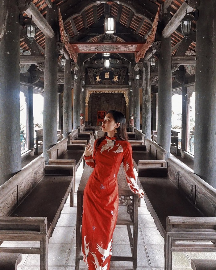 Việt Phủ Thành Chương Hà Nội thích hợp cho những bộ hình áo dài