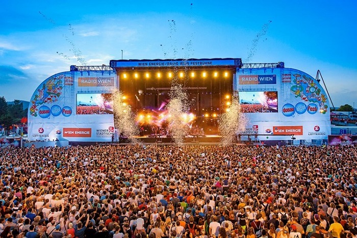 lễ hội ngoài trời ở Áo cũng góp mặt trong danh sách những lễ hội âm nhạc lớn nhất thế giới