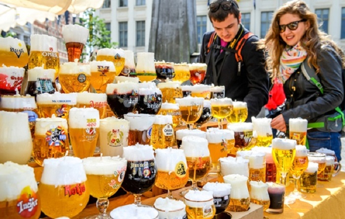 lễ hội bia ở Bỉ cũng góp mặt trong danh sách những lễ hội bia nổi tiếng trên thế giới