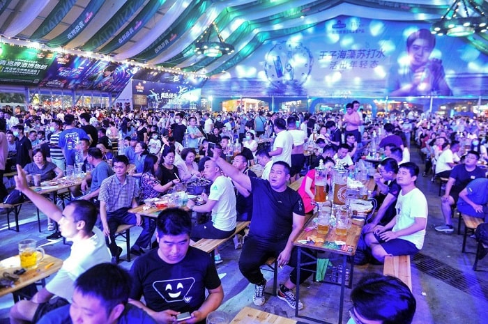 lễ hội bia ở Thanh Đảo là một trong những lễ hội bia nổi tiếng nhất thế giới và cũng là lễ hội bia lớn nhất châu Á