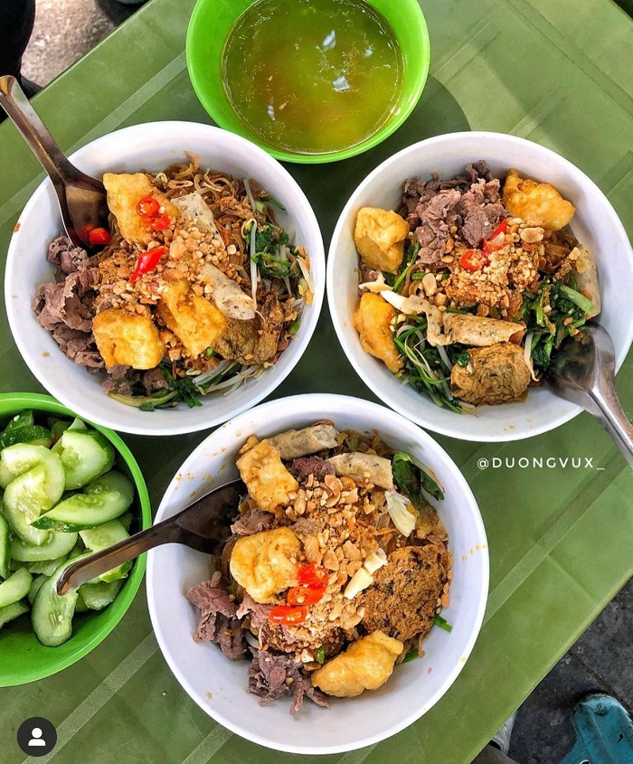 món trộn ngon ở hà nội