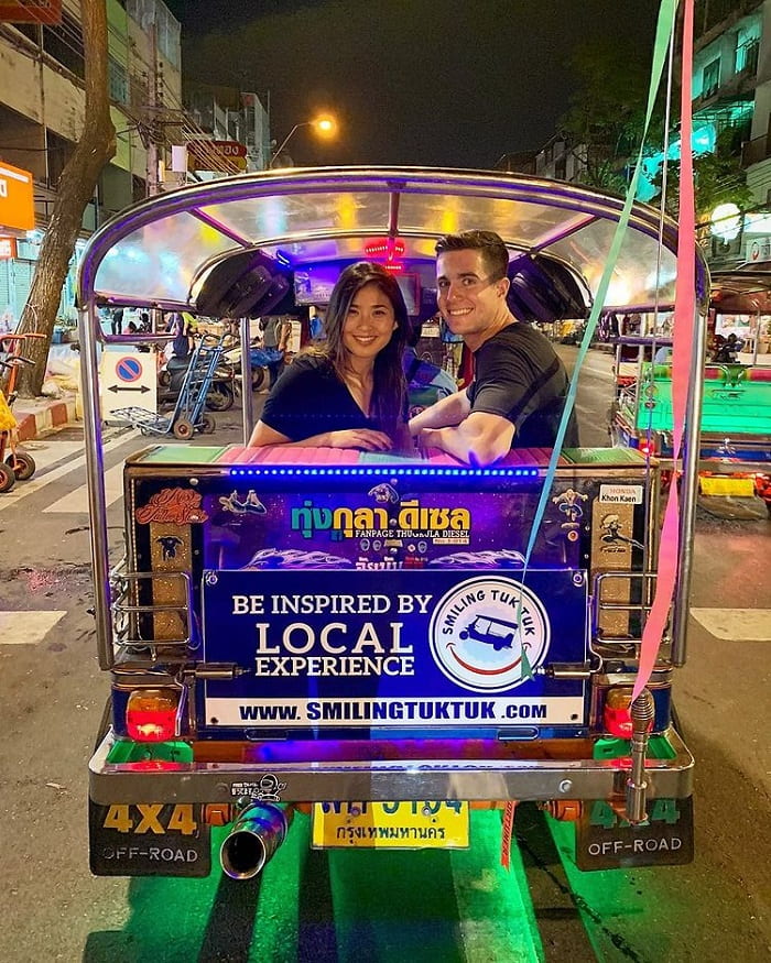 kinh nghiệm du lịch Bangkok 4 ngày 3 đêm - đi xe tuk tuk