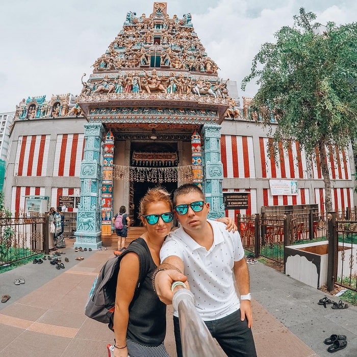 lịch trình du lịch Singapore 4 ngày 3 đêm - đền Hindu