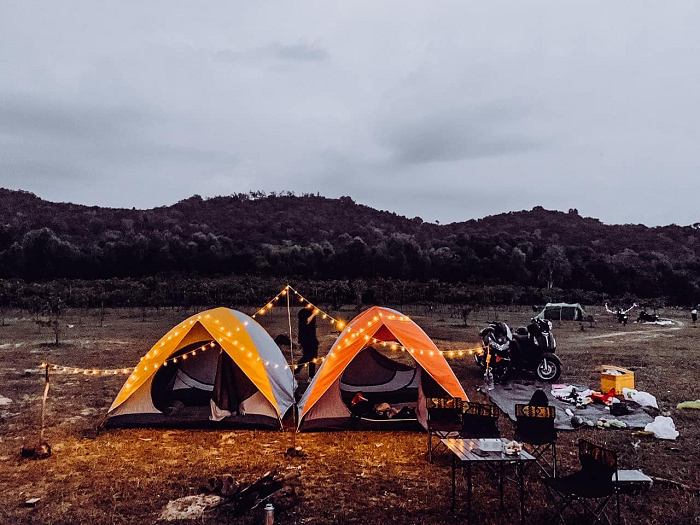 Cắm trại ở khu du lịch hồ Trị An