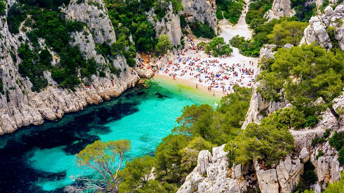 bãi biển đẹp nhất châu Âu ở Pháp