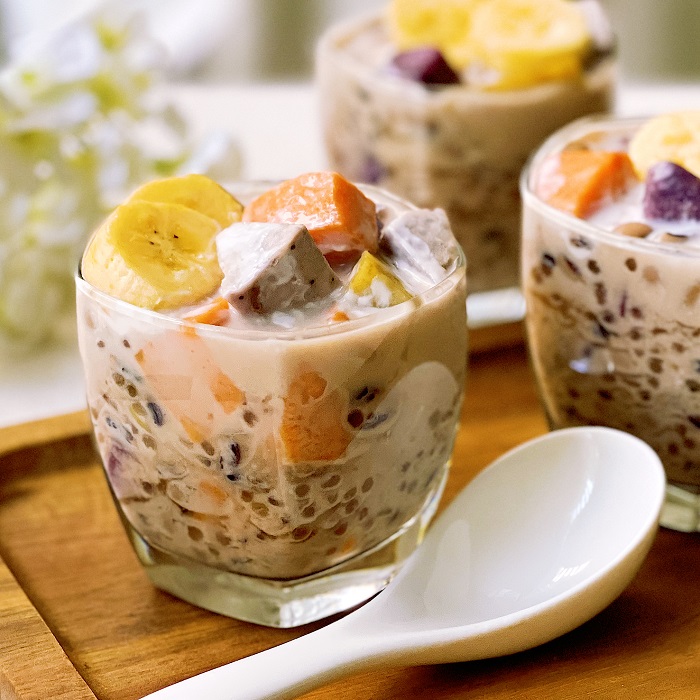 món ăn vặt nổi tiếng Malaysia Bubur Cha cha