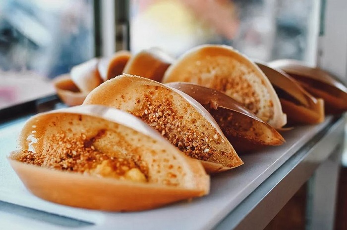 món ăn vặt nổi tiếng Malaysia Apam Balik