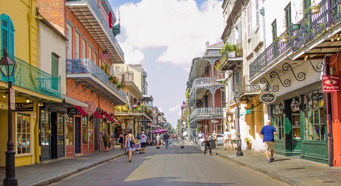 Thành phố New Orleans mang đậm vibe châu Âu