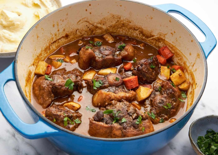 Du lịch Sint Maarten - Oxtail stew là món hầm được làm từ đuôi bò rất ngon