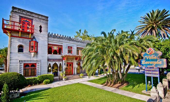 Lâu đài đẹp nhất Florida mang tên Villa Zorayada mở cửa từ thứ hai đến thứ bảy hàng tuần