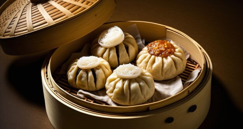 Nhân bánh bao cừu với thịt tươi ngon và những gia vị đặc trưng