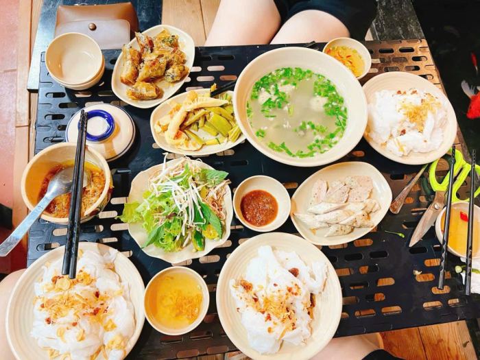 quán bánh mướt ở Vinh Nghệ An