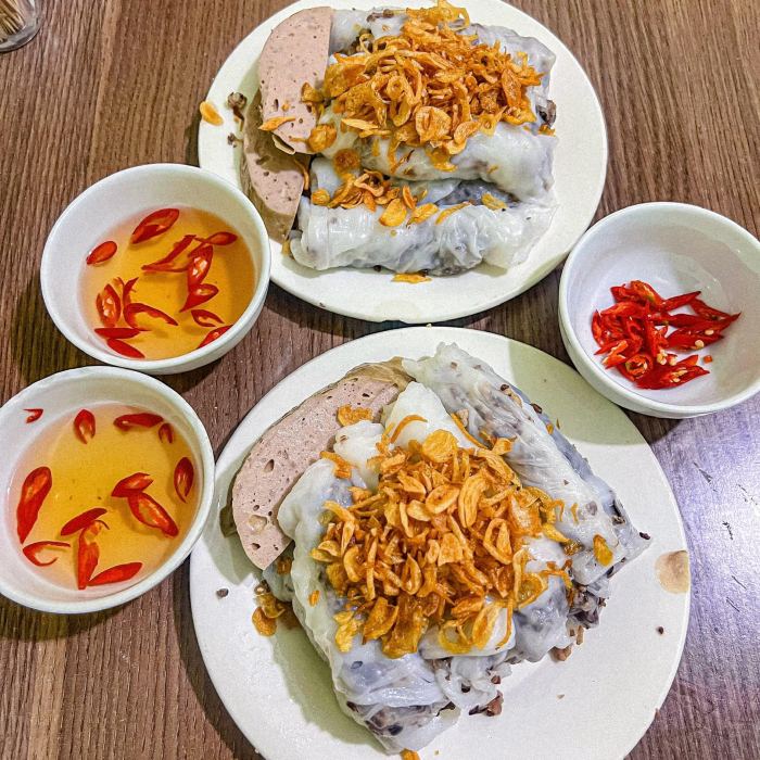 quán bánh mướt ở Vinh Nghệ An