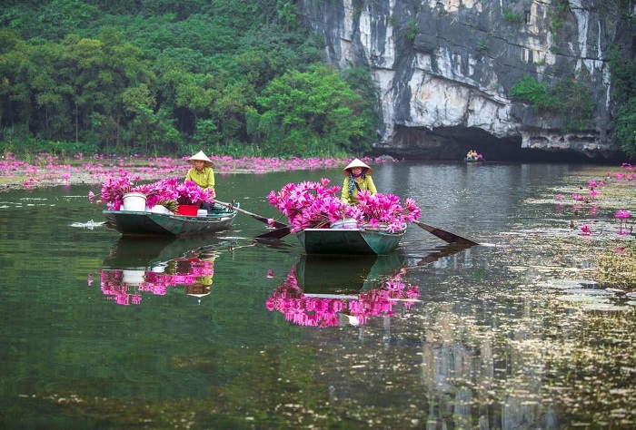 Bạn có thể tới Quần thể danh thắng Tràng An Ninh Bình một cách thuận tiện