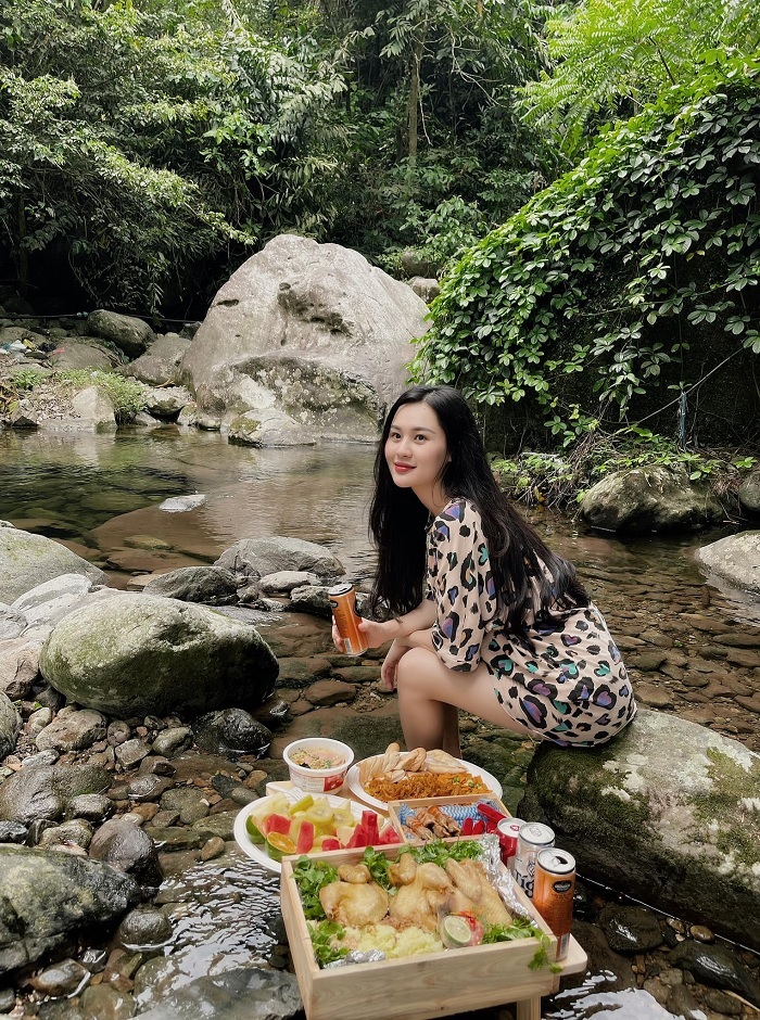 Thác Vĩnh Ninh cũng là điểm đến hoang sơ của Vĩnh Phúc không xa Thiền viện Trúc Lâm Tây Thiên Vĩnh Phúc