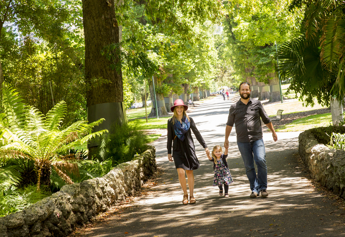 Hotham Walk ở vườn thực vật Fitzroy Úc 