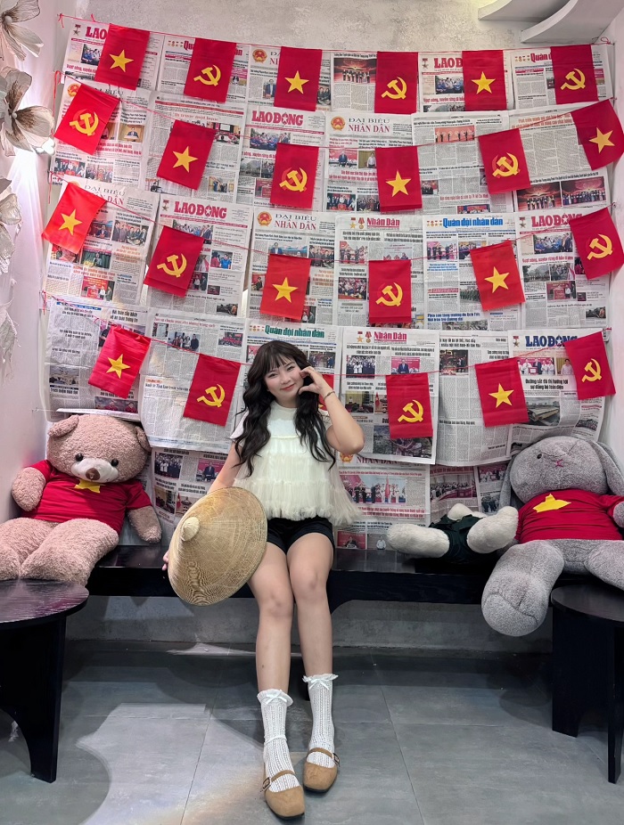 Quán cà phê trang trí 30 tháng 4 ở Hà Nội đẹp nhức nách