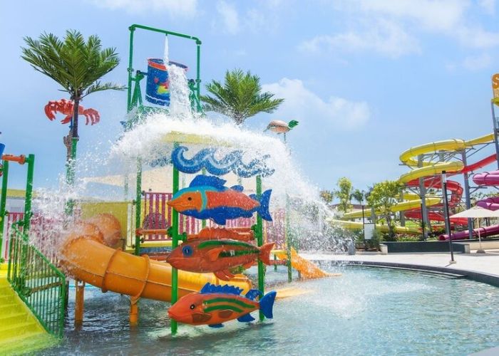 Công viên nước Splash Water Park tại Alma Resort Cam Ranh