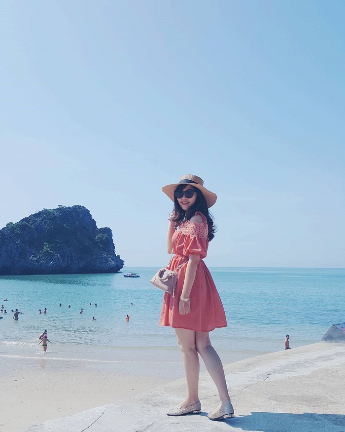 Cát Cò là một trong những bãi biển đẹp nhất Hải Phòng có cảnh quan quyến rũ