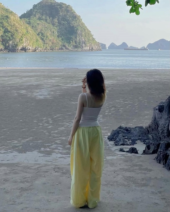 Tùng Thu là một trong những bãi biển đẹp nhất Hải Phòng mang lại những bức ảnh check in đẹp