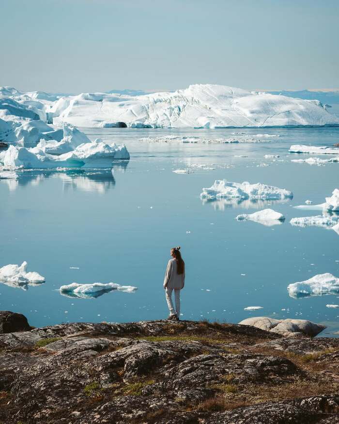 kinh nghiệm du lịch Greenland - Ngắm nhìn dòng băng Ilulissat