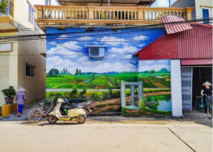 Làng bích họa Chử Xá Hà Nội ở đâu?