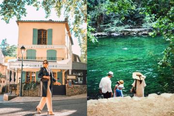 Thả hồn vào khung cảnh miền Nam lãng mạn tại làng Fontaine-de-Vaucluse Pháp