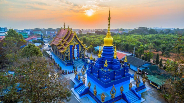 Dạo Bước Trong Cuộc Chơi Màu Sắc Ở Những Ngôi Chùa Chiang Rai Thái Lan