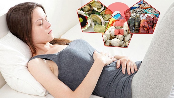 Massage bụng nhẹ nhàng -  cách chữa đầy bụng khi ăn hải sản