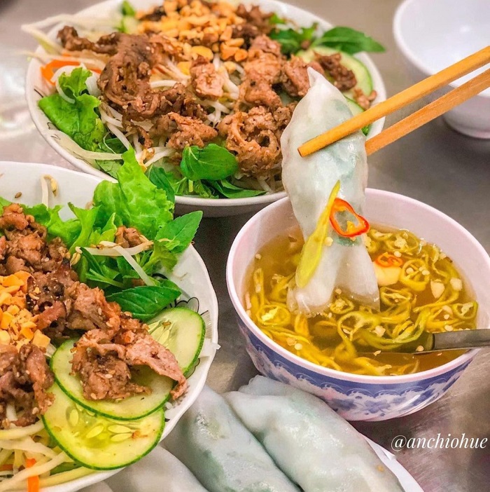 quán bún ngon ở huế