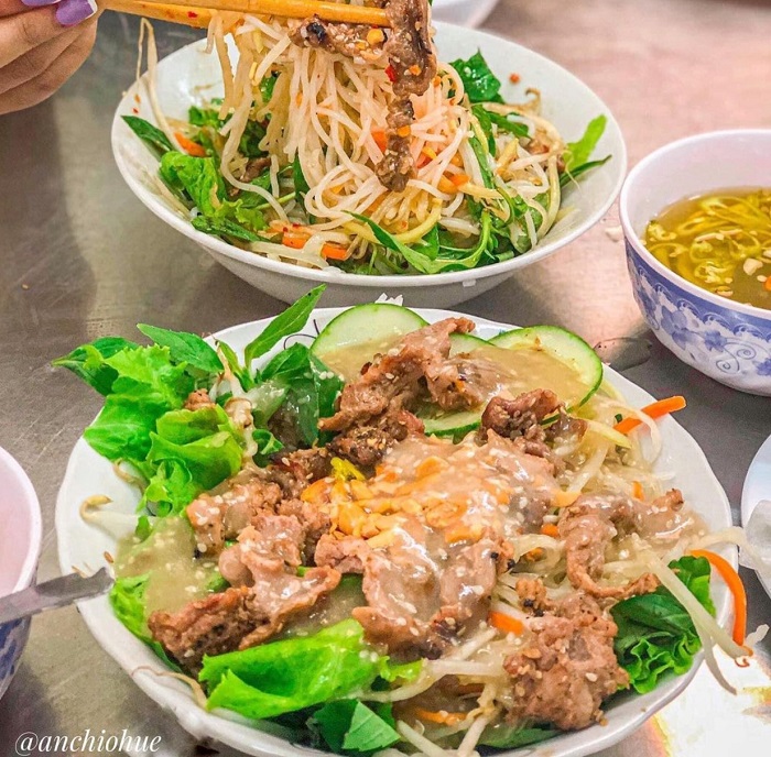 quán bún ngon ở huế