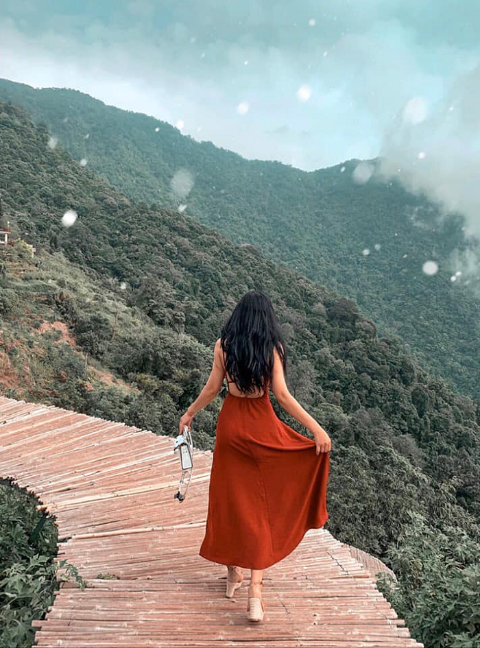 ‘Bung lụa’ tại các điểm check in Tam Đảo – Nàng thơ giữa núi rừng Vĩnh Phúc
