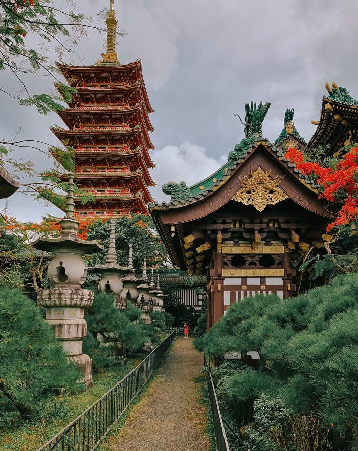 Du lịch chùa Minh Thành - ngôi chùa đậm kiến trúc Nhật Bản độc đáo giữa phố núi Gia Lai