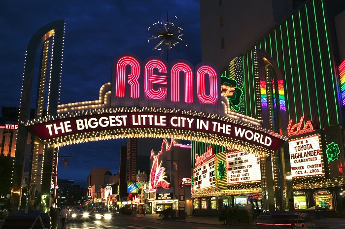 Reno – một trong những thành phố ăn chơi bậc nhất nước Mỹ