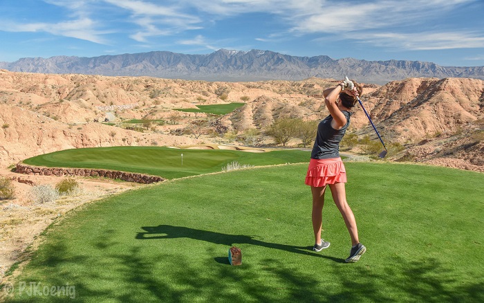 Du khách khi tới Mesquite có thể trải nghiệm chơi golf