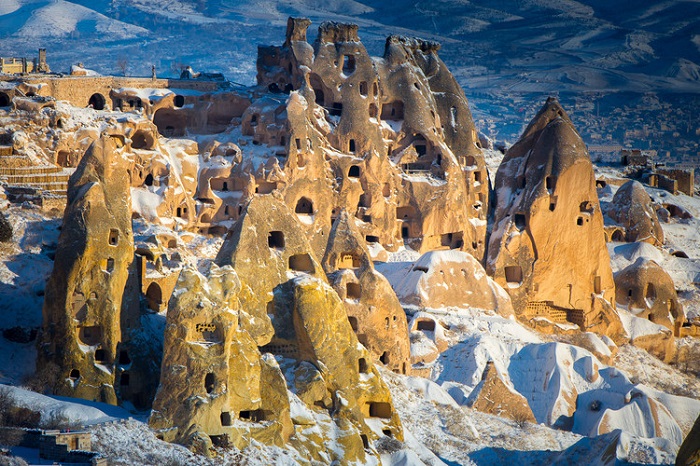 những cột đá độc đáo tại Vườn quốc gia Goreme Thổ Nhĩ Kỳ