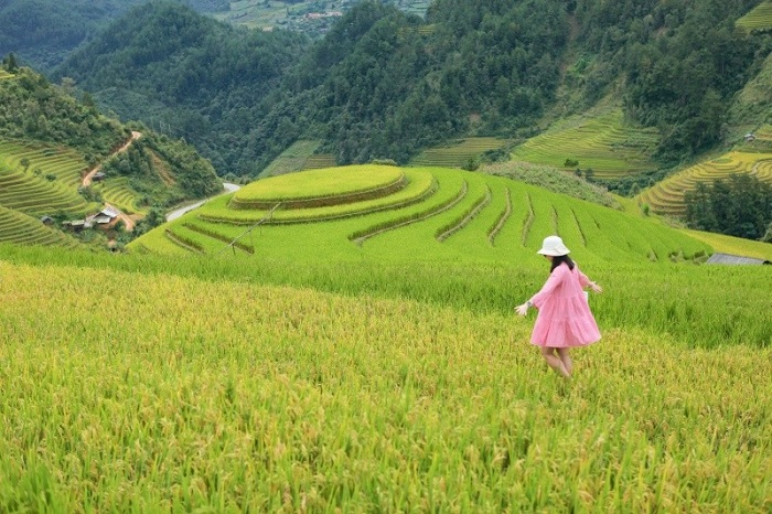 Mù Cang Chải mùa nước đổ đánh dấu thời điểm bà con bắt đầu một vụ lúa mới