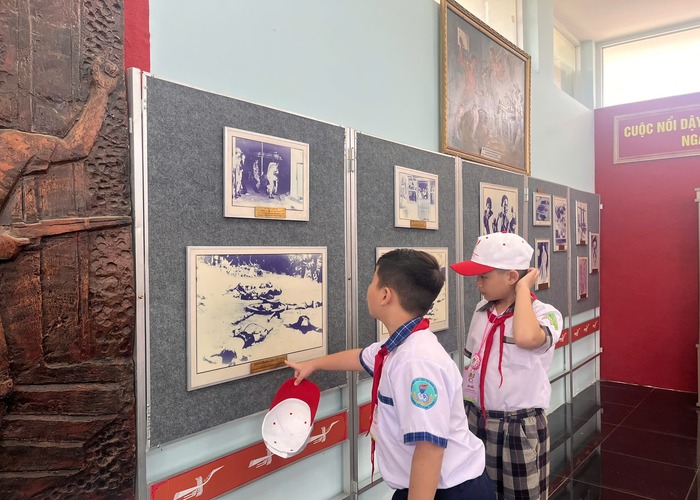 Không gian trưng bày ở Bảo tàng Đồng Nai 