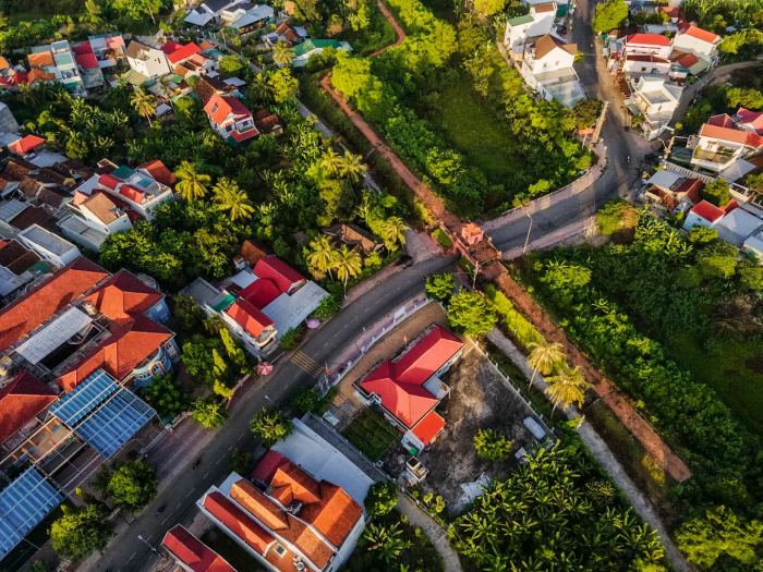 thành cổ Diên Khánh Khánh Hòa nhìn trên cao