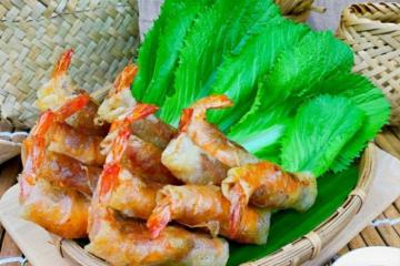Chả ram tôm đất Bình Định - Phong vị ẩm thực miền Trung