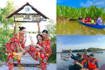 Khu du lịch Người Giữ Rừng Bến Tre: Trải nghiệm câu cá, mò cua đậm chất miền Tây