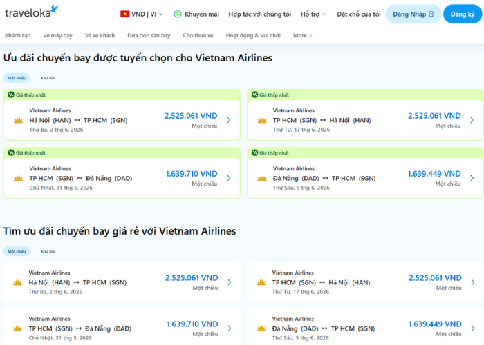 Vietnam Airlines mang đến dịch vụ chất lượng 