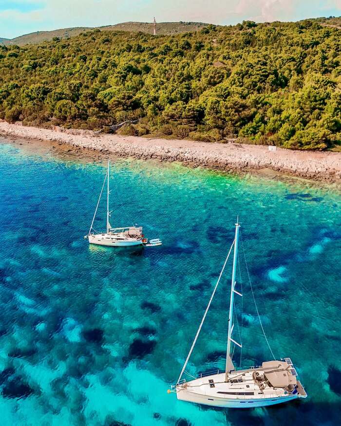  Các bãi biển đẹp nổi tiếng ở Croatia - Sakarun - Đảo Dugi Otok, Dalmatia