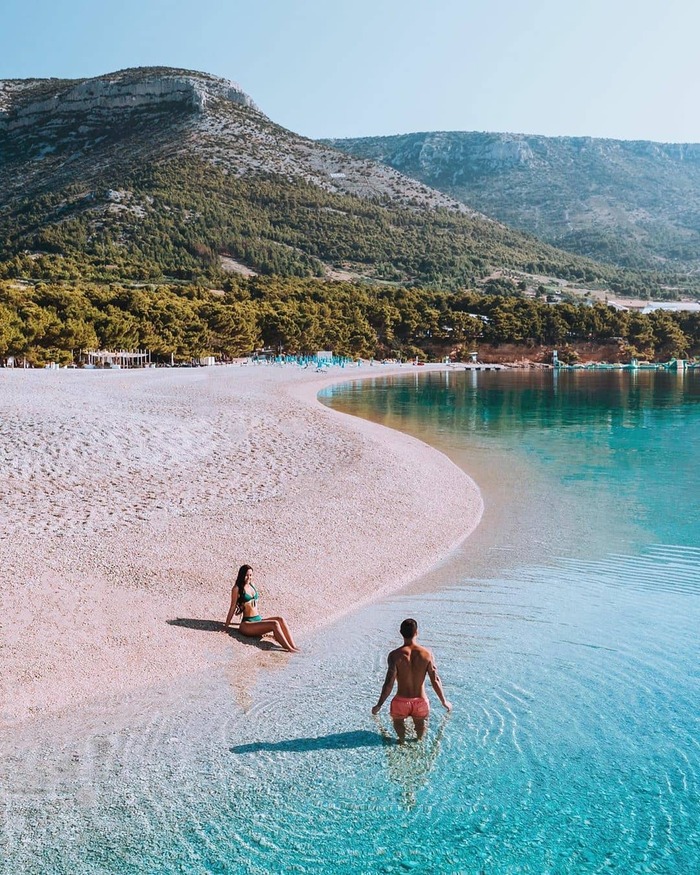  Các bãi biển đẹp nổi tiếng ở Croatia - Zlatni Rat - Đảo Brač