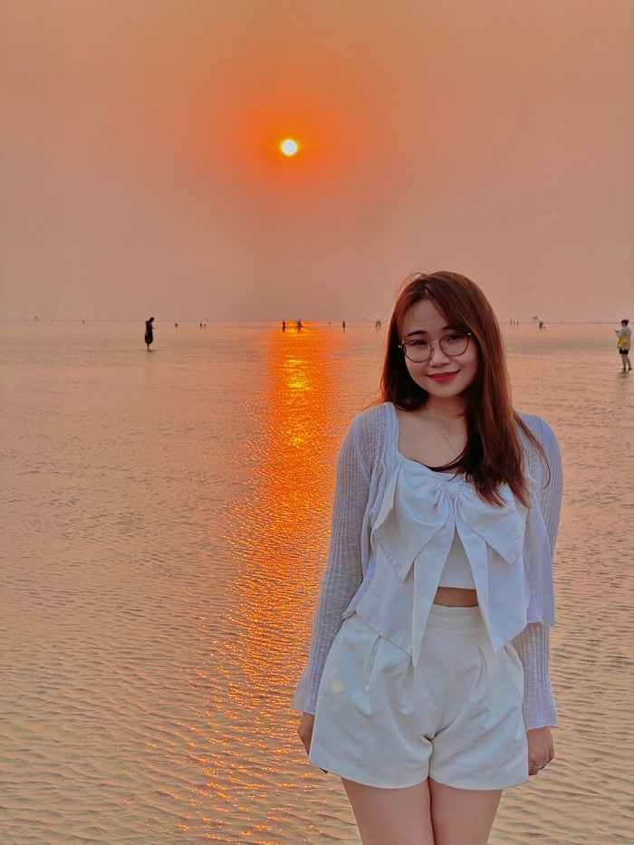 Biển Quang Lang Thái Bình đẹp nhất tầm cuối hè đầu thu
