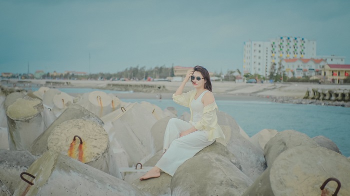 Biển Thịnh Long Nam Định là nơi vi vu lý tưởng khi vào hè