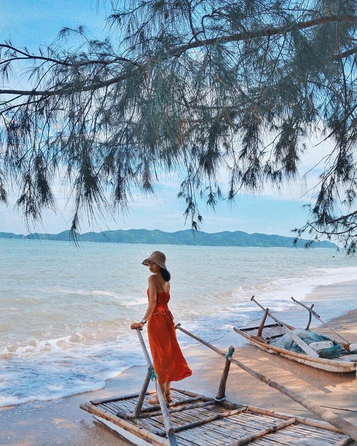 Đảo Cái Chiên Quảng Ninh rộng lớn, nhiều bãi biển đẹp